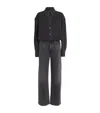 Haikure Tessie Denim Jumpsuit In Black