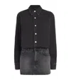 Haikure Mini Abito In Denim Tia In Black