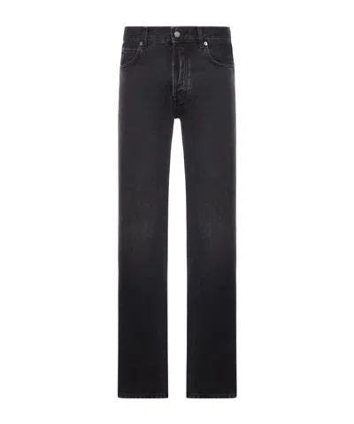 Haikure Blake Mid Black Jeans In Cotton Denim