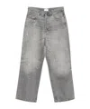 Haikure Denim Trousers With Belt Loops In Blue