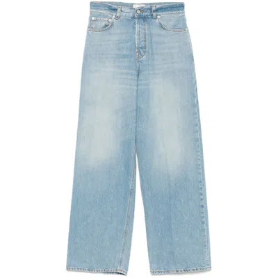 Haikure Denim Wide-leg Jeans In Blue