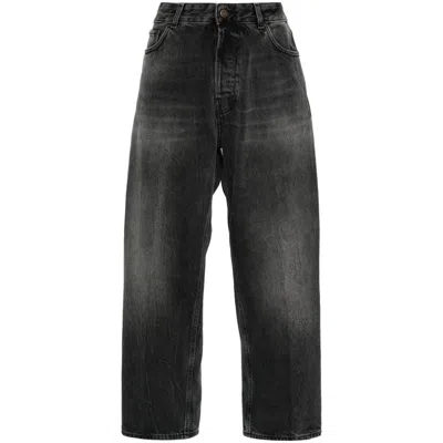 Haikure Denim Wide-leg Jeans In Black