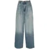 Haikure Denim Wide-leg Jeans In Blue
