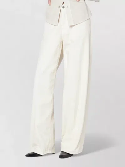 Haikure Denim Wide-leg Jeans In White