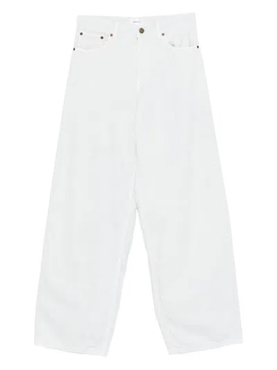 Haikure Denim With Pockets In White