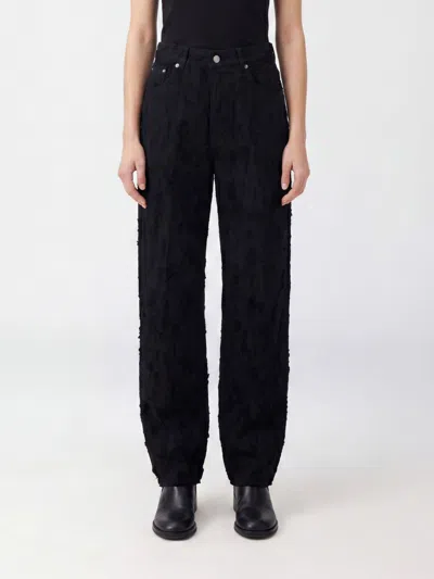 Haikure Bethany Bull Destroyed-effect Jeans In Black