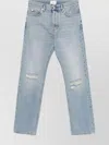 Haikure Distressed Faded Ripped Jeans Pockets In Blue