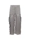 Haikure Distressed Jeans In Gray