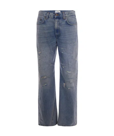 Haikure Distressed Jeans In Gray