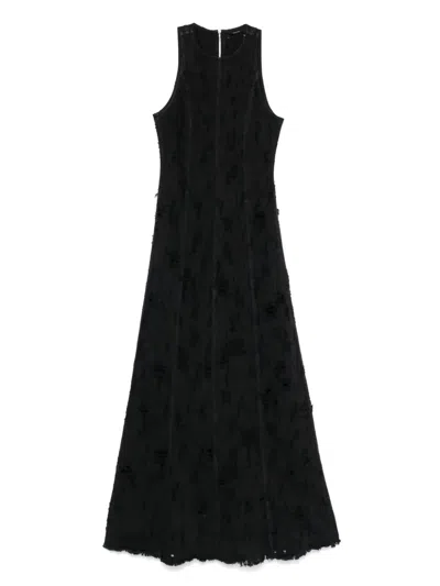 HAIKURE DISTRESSED MAXI DRESS