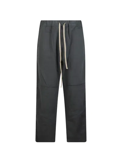 Haikure Drawstring Panelled Trousers In Gray