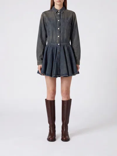 Haikure Dress Woman Color Blue