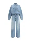 Haikure Tilda Relaxed-fit Denim Jumpsuit With Vintage Appeal