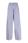 Haikure Eco-friendly Wide-leg Jeans With Recycled Cotton Blend And Fit