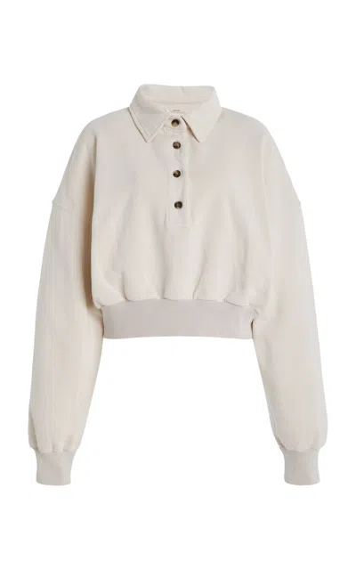 Haikure Edie Cotton Top In White