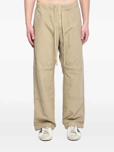 Haikure Gene Pop Ero Cotton Ankle Trousers In Neutral