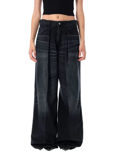 Haikure Elegant Black Tencel Jeans For Women In Gray
