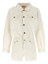 Haikure Elle Authentic Lax Button-up Playsuit In Neutral