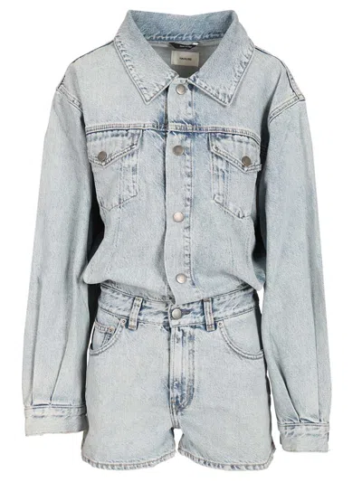 Haikure Elle Playsuit Jewelry Light Blue