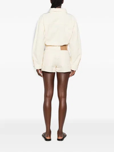 Haikure Elle Playsuit In Neutral