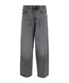 Haikure Grey Cotton Denim Jeans
