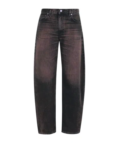 Haikure Faded Jeans In Brown