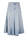 Haikure Mid Serenity Ionic Blue Skirt In Blue