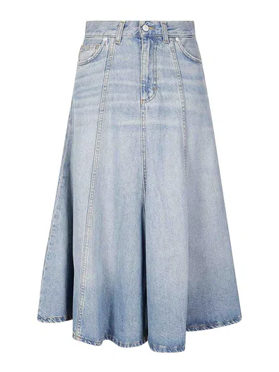 HAIKURE FALDA SEMILARGA - AZUL