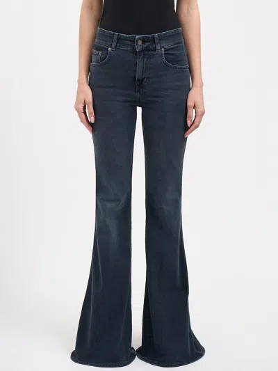 Haikure Farrah Black Moon Pants In Blue