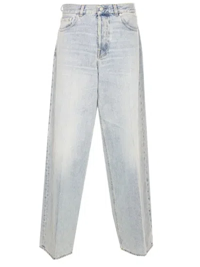 Haikure Five Pocket Button Fastening Jeans For Women In Blue