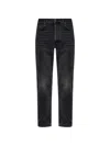 Haikure Five-pocket Buttoned Jeans In Black