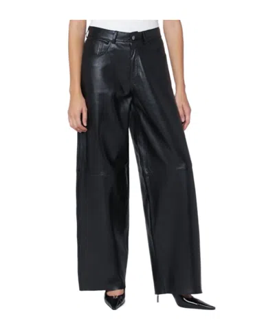Haikure Five-pocket Casual Pants In Black