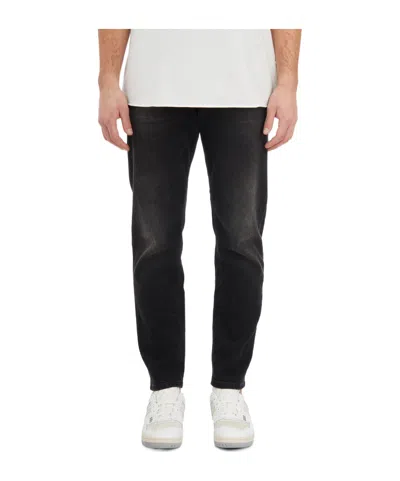 Haikure Five-pocket Denim Trousers In Black