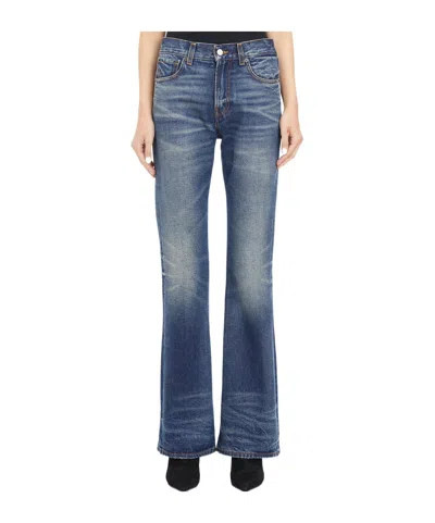 Haikure Five-pocket Denim Trousers In Blue