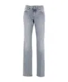 Haikure Five-pocket Denim Trousers In Blue