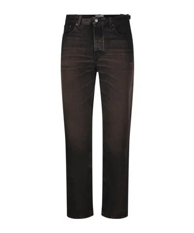 Haikure Five-pocket Denim Trousers In Blue