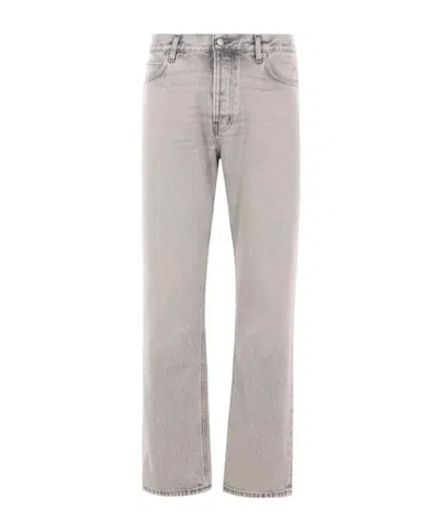 Haikure Five-pocket Denim Trousers In Gray