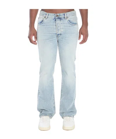 HAIKURE LIGHT-WASH FIVE-POCKETS BOOTCUT JEANS