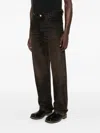 Haikure Five-pocket Jeans In Brown