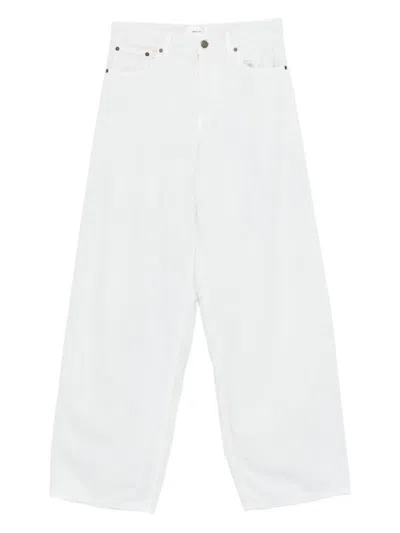 Haikure Five-pocket Jeans In White