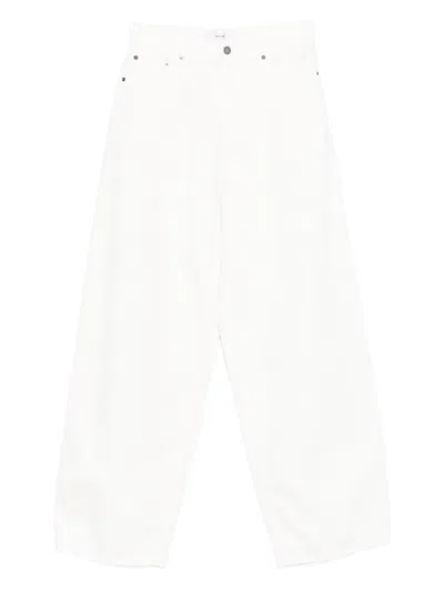 Haikure Five-pocket Jeans In White