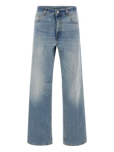 Haikure Five-pocket Logo-patch Jeans In Blue