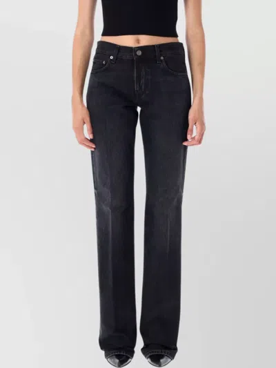 HAIKURE FIVE-POCKET TROUSERS WITH BELT LOOPS AND RIVETS