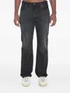 Haikure Blake Regular Fit Faded Denim Pants In Gray