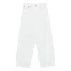 Haikure Bethany Twill Wide-leg Jeans 45 In White