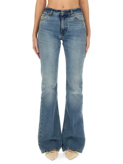 Haikure Flare Fit Jeans In Blue