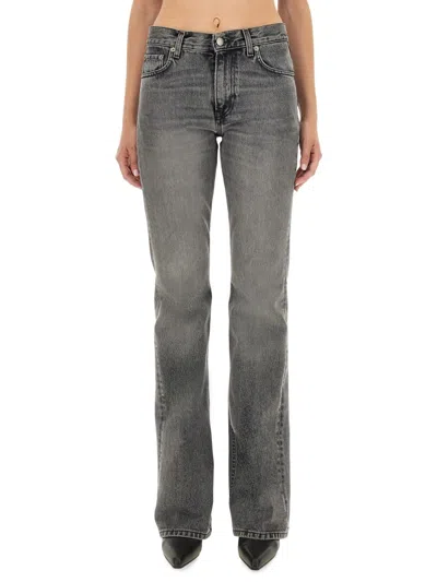 Haikure Flare Fit Women's Jeans In Gray