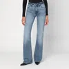 Haikure Flared Flora Jeans In Blue With Washed Effect