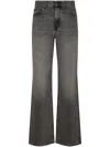 Haikure Flared High-waisted Jeans In Vintage Grey Wash In Gray