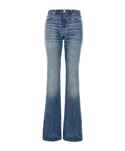 Haikure Mid-rise Rider Jeans In Blue Mid Rider